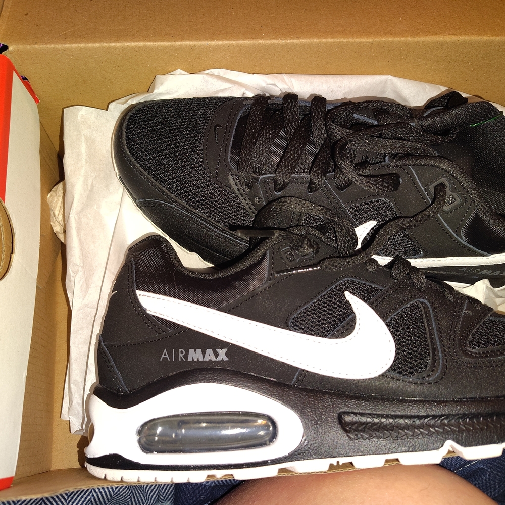 Nike Air Max Black with White Accents